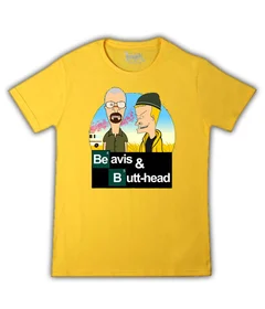 Прикольные футболки: Beavis and Butt-head на желтой (Во все тяжкие)